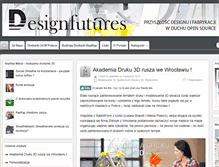 Tablet Screenshot of designfutures.pl